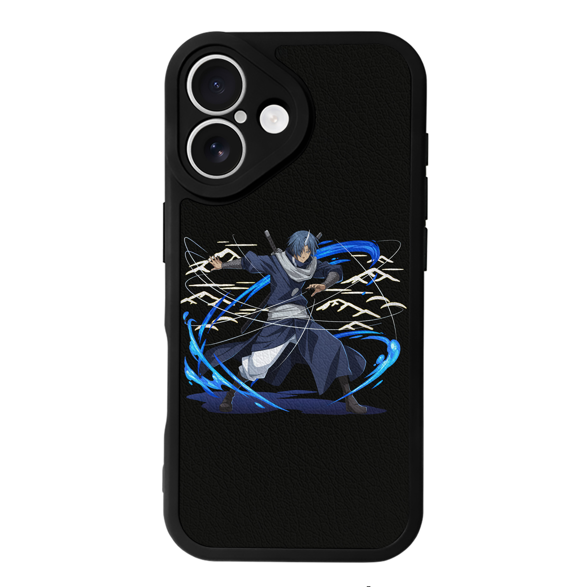 （画像用） 転スラ Regarding Reincarnated to Slime 【iPhone 16シリーズ対応】シリコンスマホケース（レザー調） 材質：シリコン